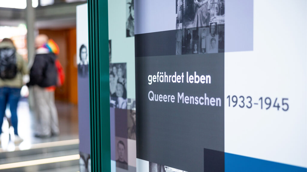 Ausstellung „gefährdet leben. Queere Menschen 1933 – 1945“, Foto: David Renz